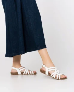Mujer Yokono Sandalias Planas|Sandalia Plana Ibiza 175 Blanco