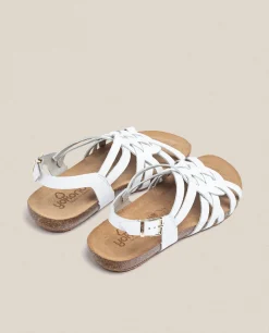 Mujer Yokono Sandalias Planas|Sandalia Plana Ibiza 175 Blanco