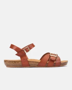 Mujer Yokono Sandalias Planas|Sandalia Plana Ibiza 185 Marron