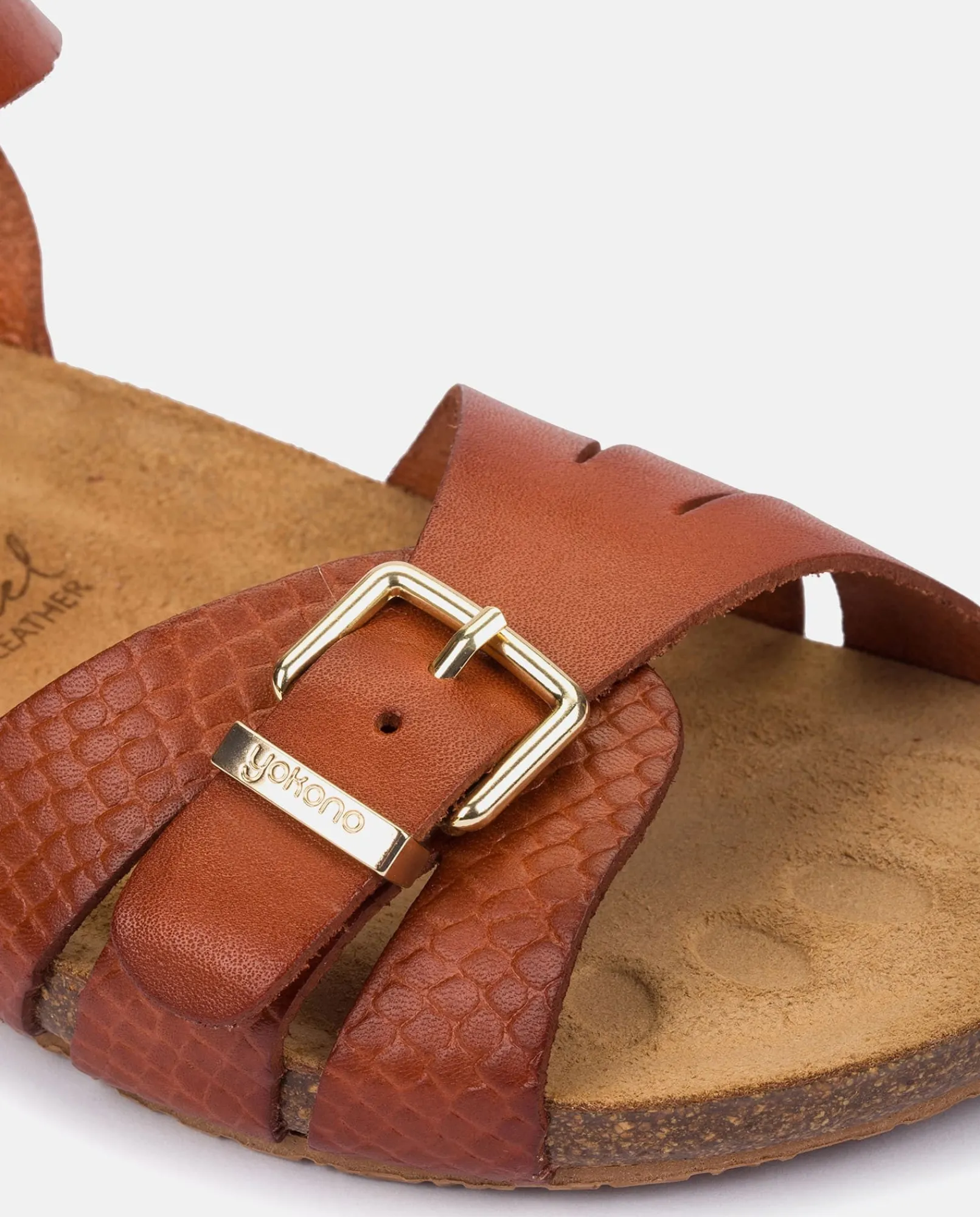 Mujer Yokono Sandalias Planas|Sandalia Plana Ibiza 185 Marron
