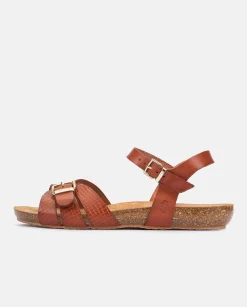 Mujer Yokono Sandalias Planas|Sandalia Plana Ibiza 185 Marron