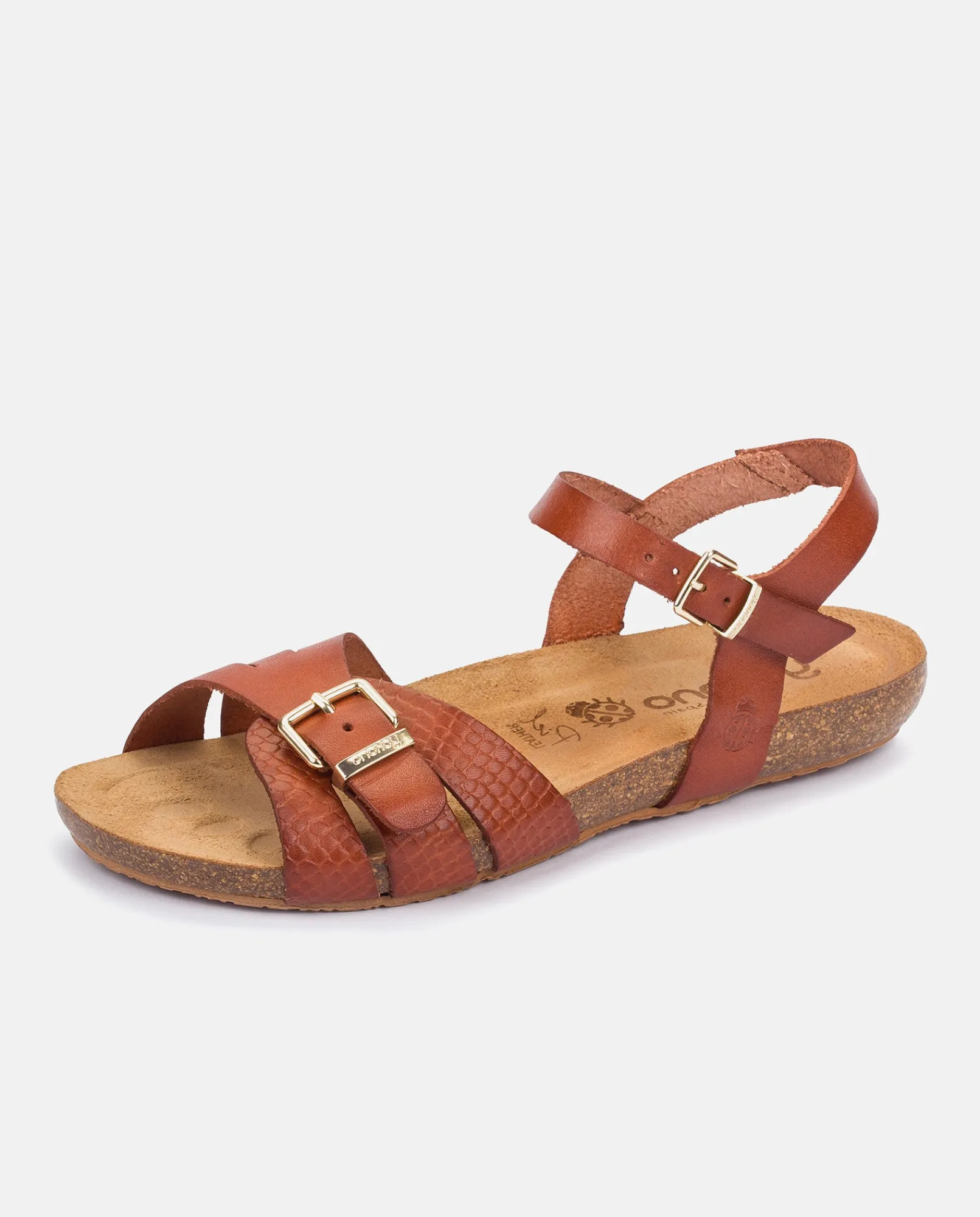 Mujer Yokono Sandalias Planas|Sandalia Plana Ibiza 185 Marron