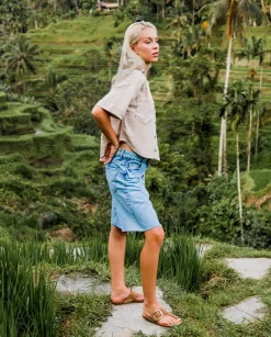 Mujer Yokono Sandalias Planas|Sandalia Plana Ibiza 205 Marron