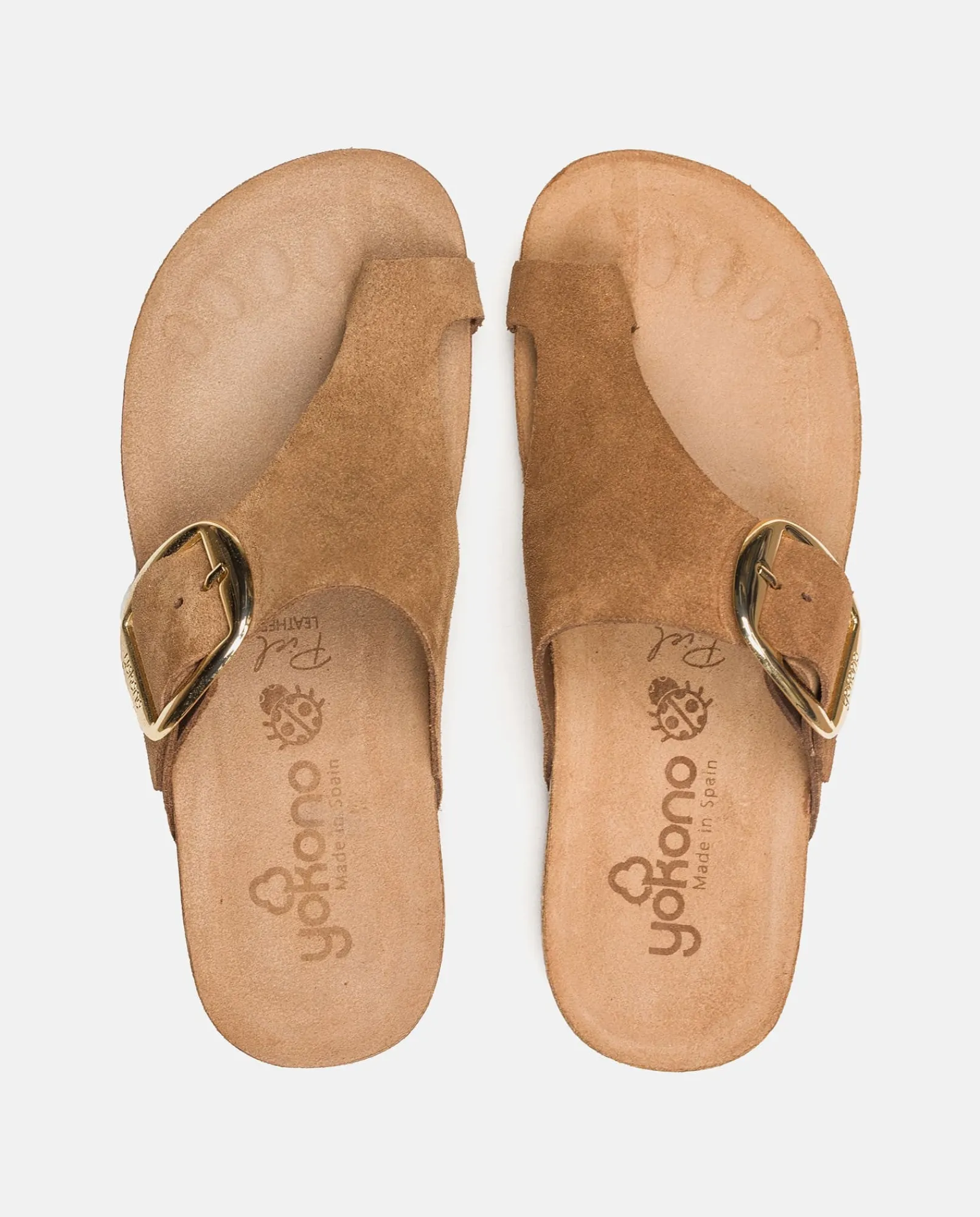 Mujer Yokono Sandalias Planas|Sandalia Plana Ibiza 205 Marron