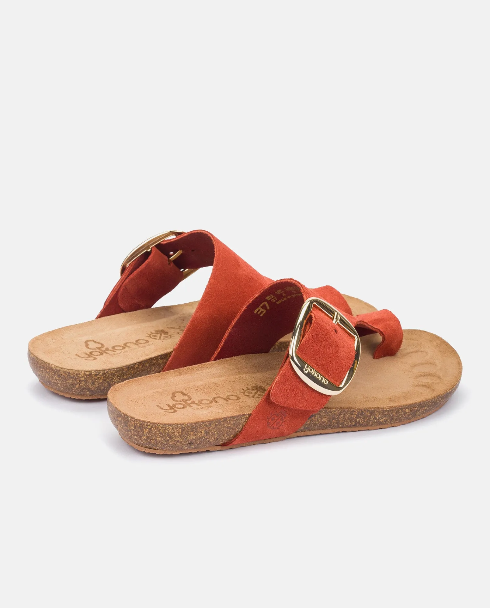 Mujer Yokono Sandalias Planas|Sandalia Plana Ibiza 205 Naranja