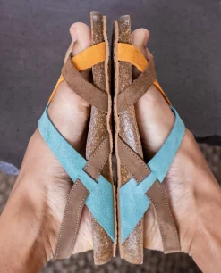 Mujer Yokono Sandalias Planas|Sandalia Plana Ibiza 718 Naranja