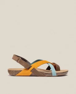 Mujer Yokono Sandalias Planas|Sandalia Plana Ibiza 718 Naranja