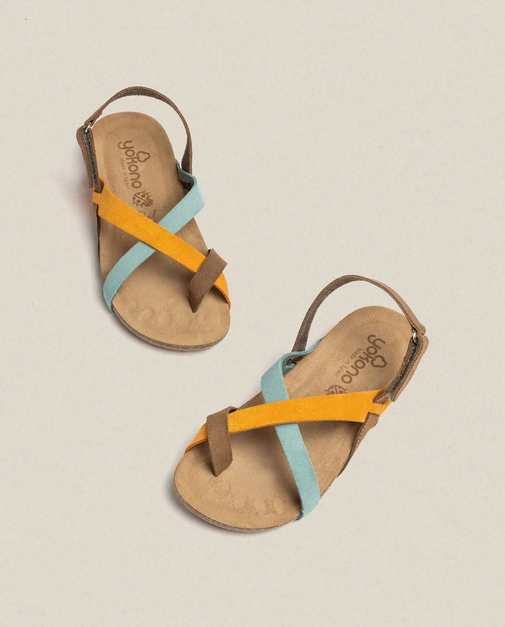 Mujer Yokono Sandalias Planas|Sandalia Plana Ibiza 718 Naranja