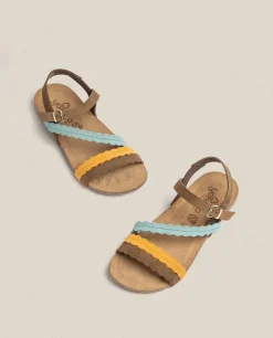 Mujer Yokono Sandalias Planas|Sandalia Plana Ibiza 176 Naranja