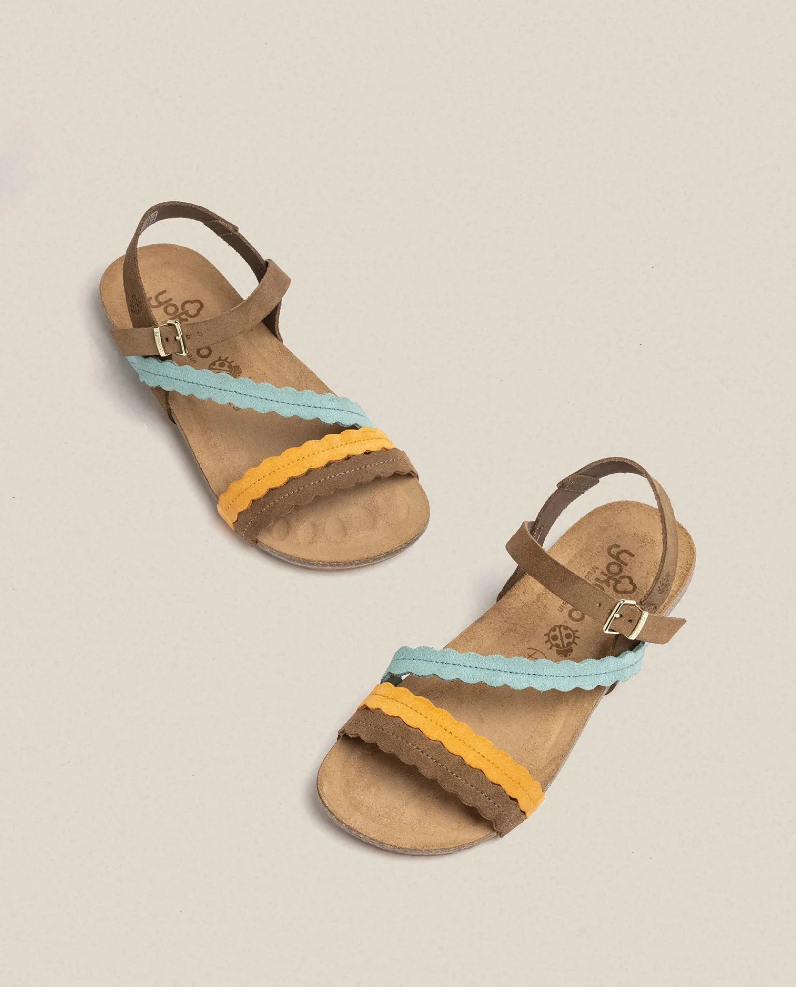 Mujer Yokono Sandalias Planas|Sandalia Plana Ibiza 176 Naranja
