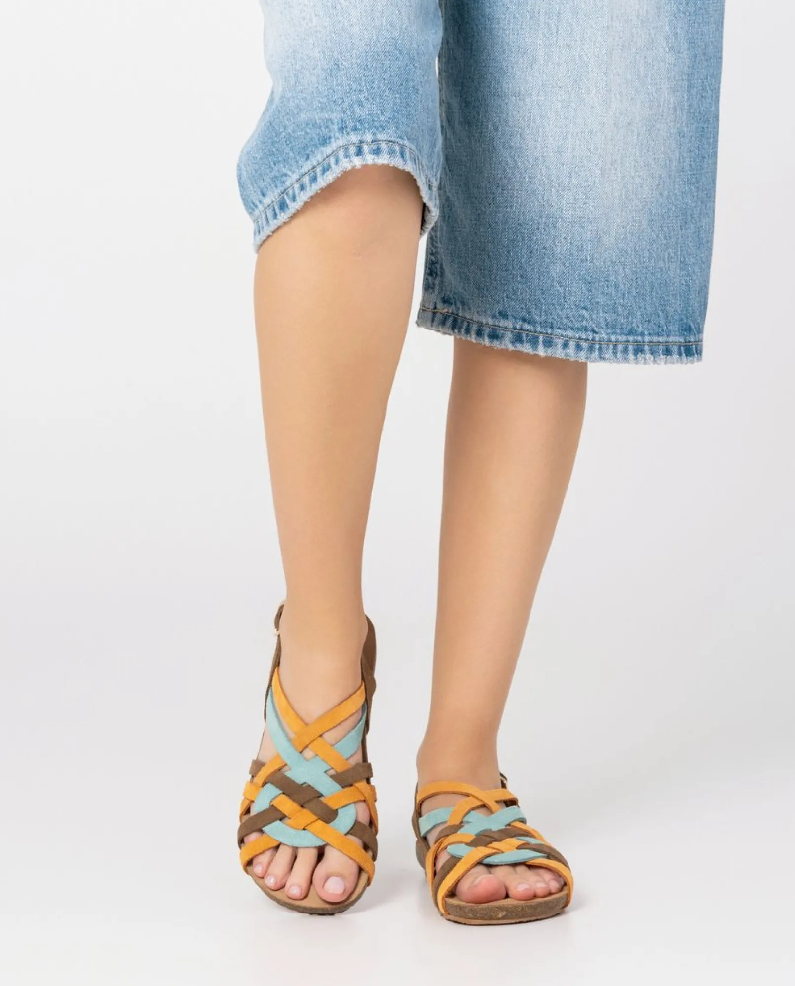 Mujer Yokono Sandalias Planas|Sandalia Plana Ibiza 175 Naranja
