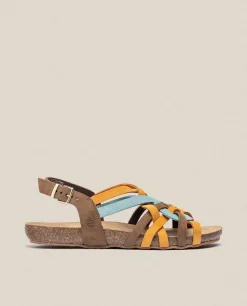 Mujer Yokono Sandalias Planas|Sandalia Plana Ibiza 175 Naranja