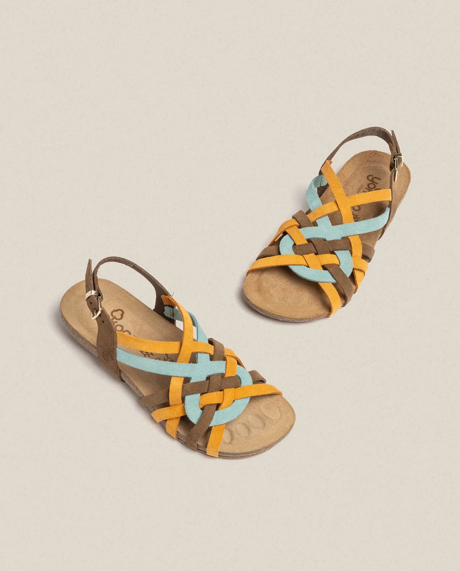 Mujer Yokono Sandalias Planas|Sandalia Plana Ibiza 175 Naranja