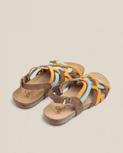 Mujer Yokono Sandalias Planas|Sandalia Plana Ibiza 175 Naranja