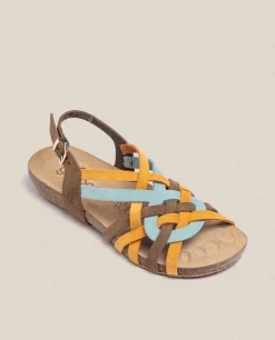 Mujer Yokono Sandalias Planas|Sandalia Plana Ibiza 175 Naranja