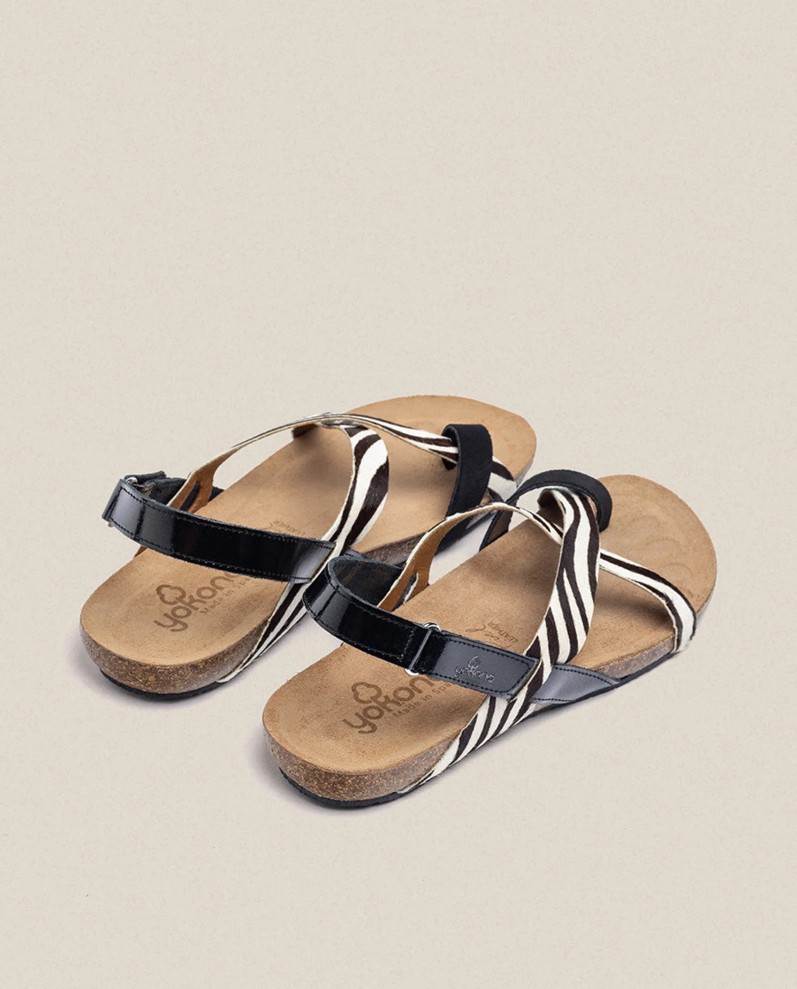 Mujer Yokono Sandalias Planas|Sandalia Plana Ibiza 718 Negro
