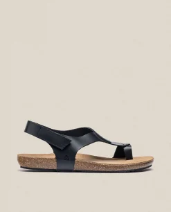 Mujer Yokono Sandalias Planas|Sandalia Plana Ibiza 174 Negro