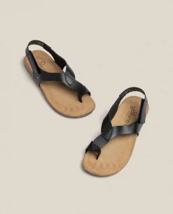 Mujer Yokono Sandalias Planas|Sandalia Plana Ibiza 174 Negro
