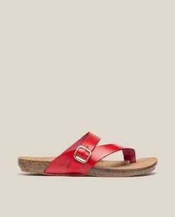 Mujer Yokono Sandalias Planas|Sandalia Plana Ibiza 013 Rojo