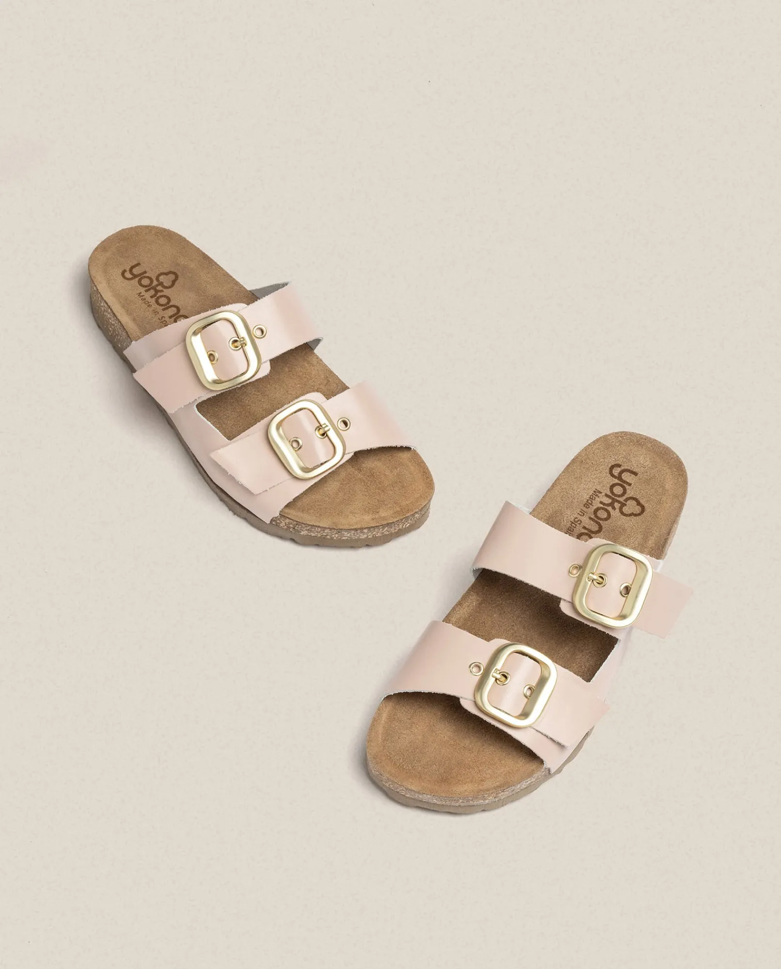 Mujer Yokono Sandalias Planas|Sandalia Plana Jerba 136 Beige