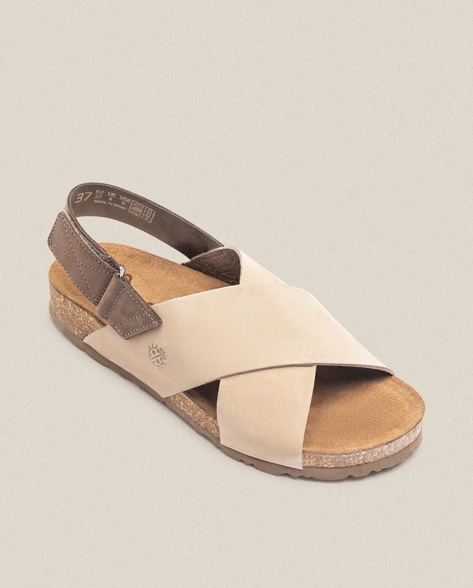 Mujer Yokono Sandalias Planas|Sandalia Plana Jerba 134 Beige