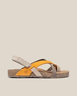 Mujer Yokono Sandalias Planas|Sandalia Plana Jerba 718 Naranja