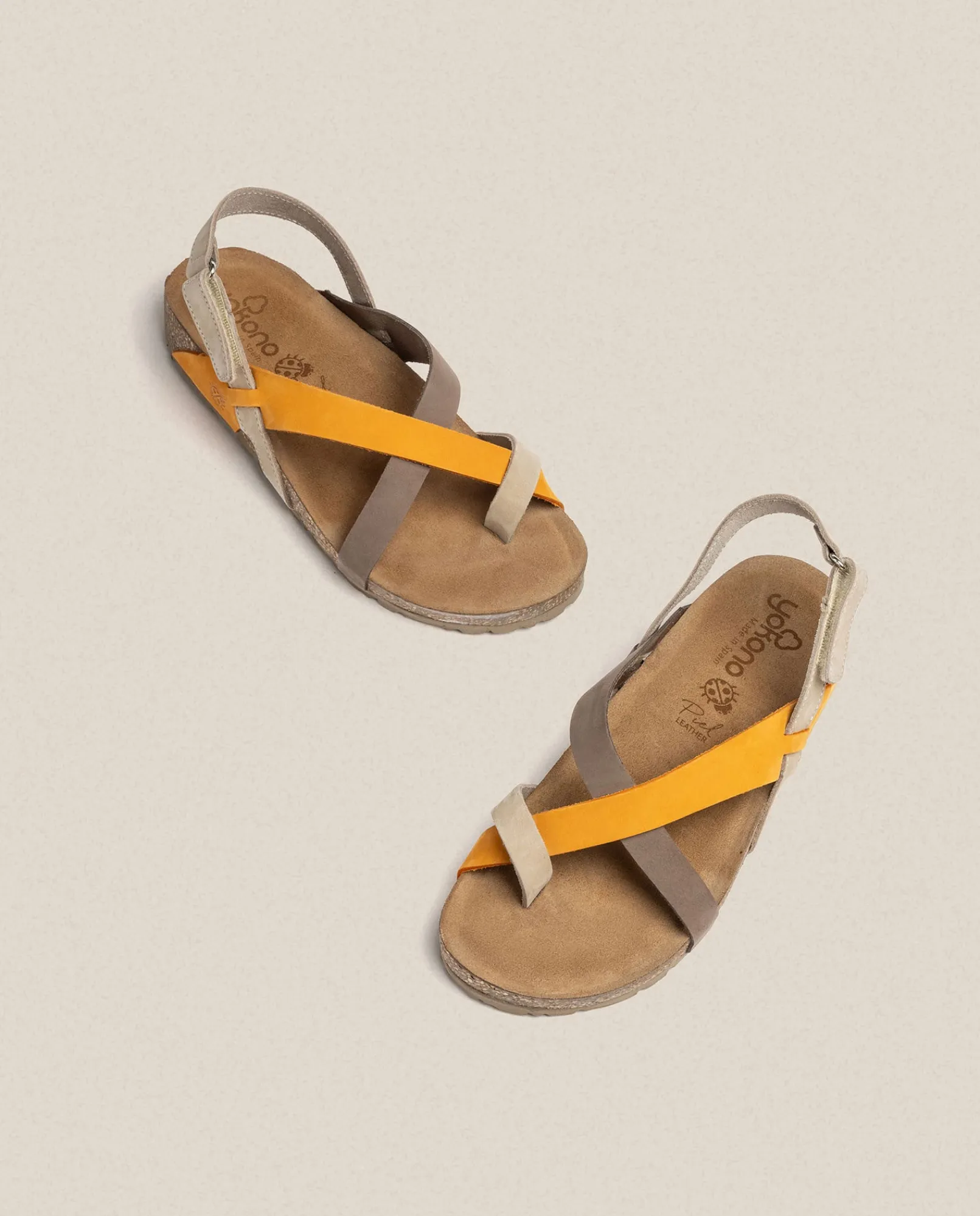 Mujer Yokono Sandalias Planas|Sandalia Plana Jerba 718 Naranja