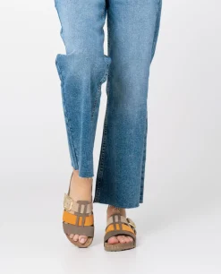 Mujer Yokono Sandalias Planas|Sandalia Plana Jerba 137 Naranja