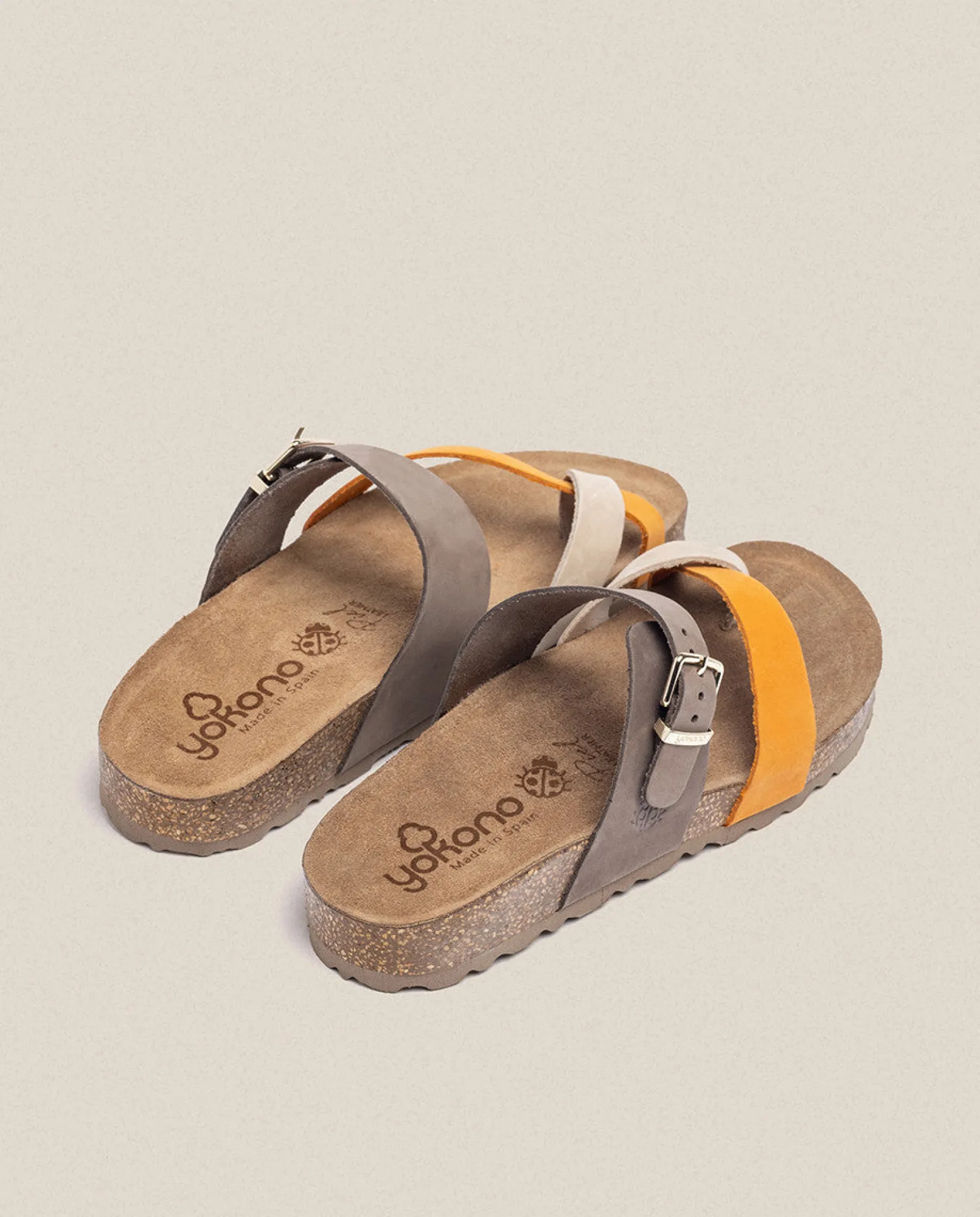 Mujer Yokono Sandalias Planas|Sandalia Plana Jerba 091 Naranja