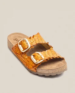 Mujer Yokono Sandalias Planas|Sandalia Plana Jerba 143 Naranja