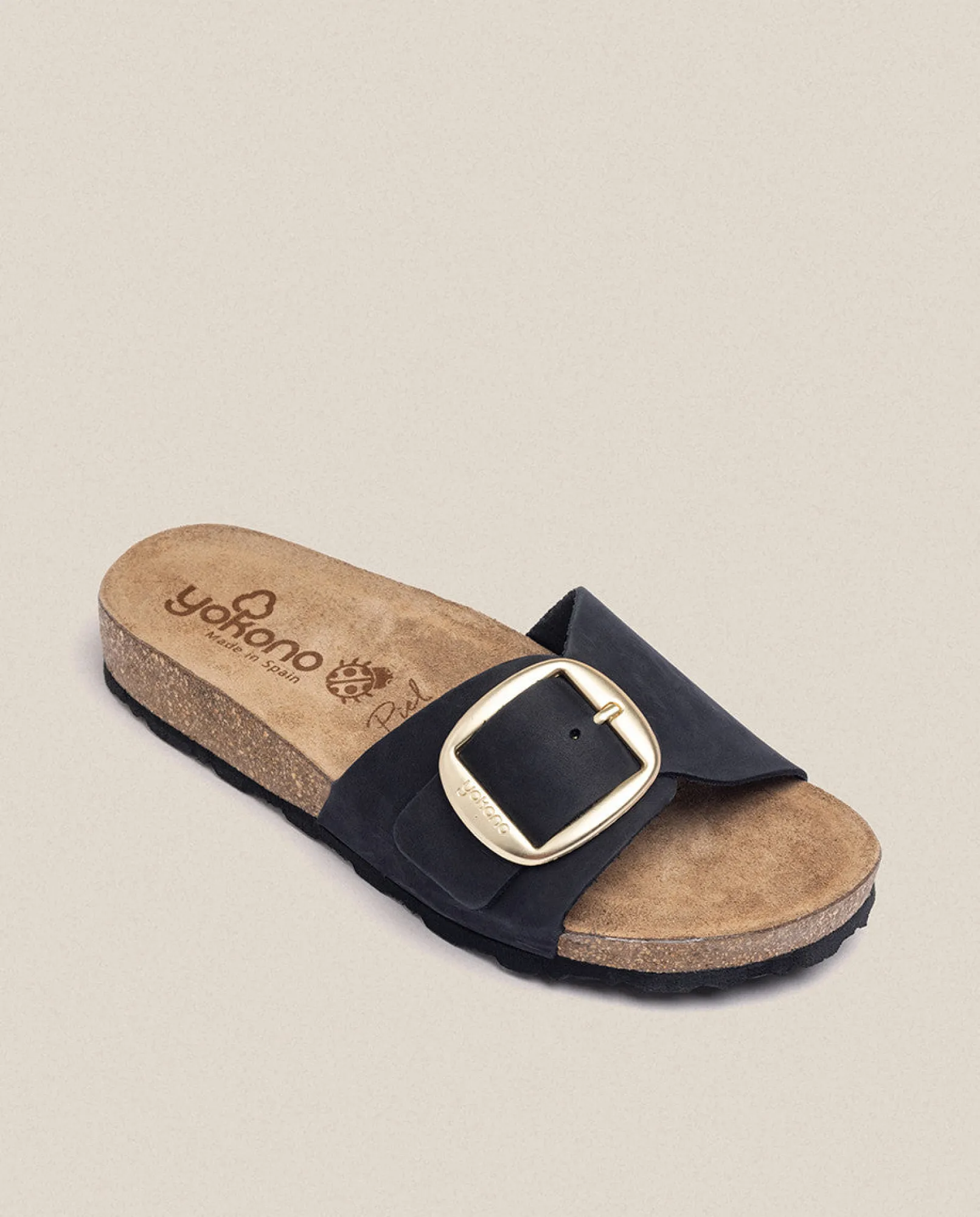 Mujer Yokono Sandalias Planas|Sandalia Plana Jerba 114 Negro