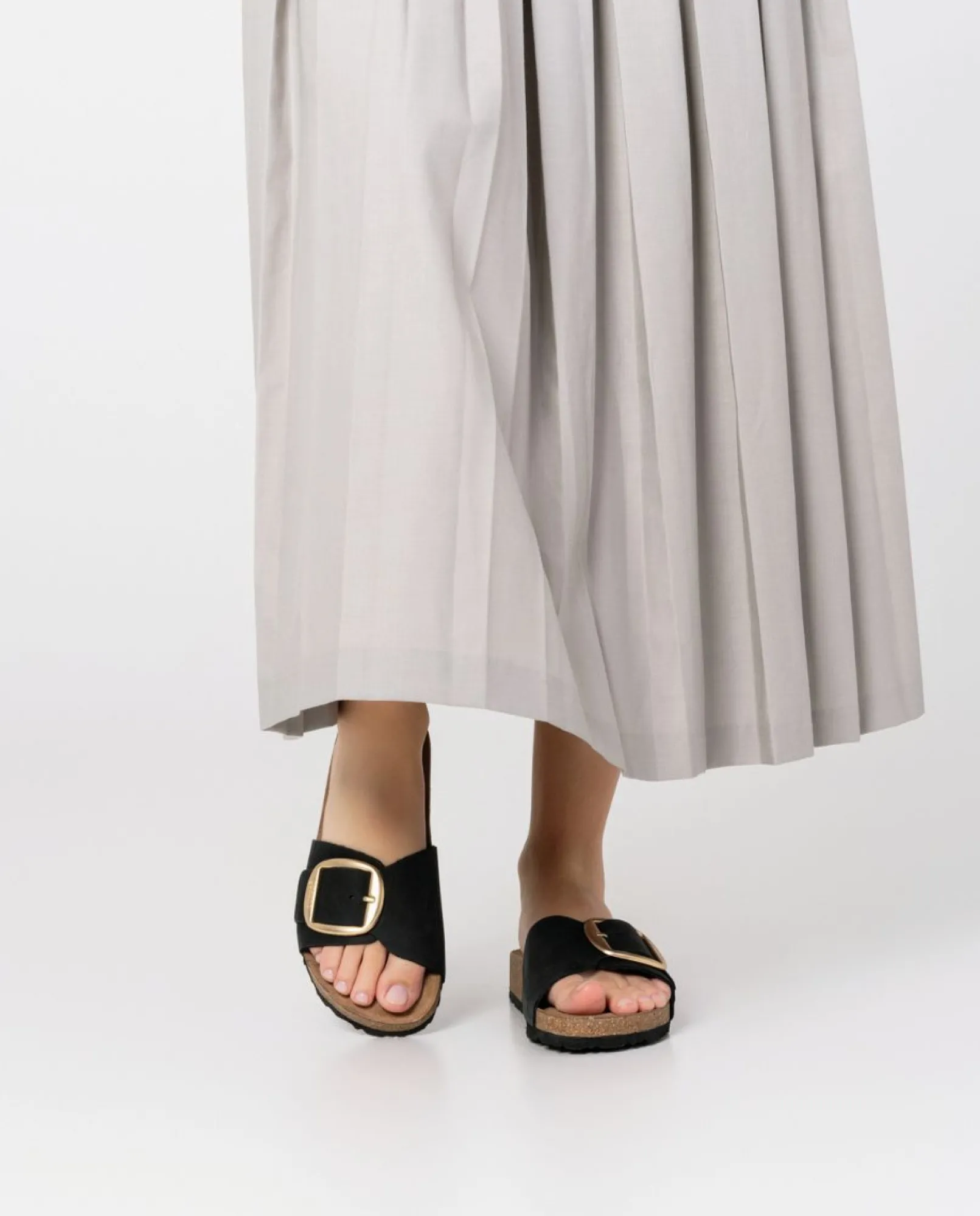 Mujer Yokono Sandalias Planas|Sandalia Plana Jerba 114 Negro