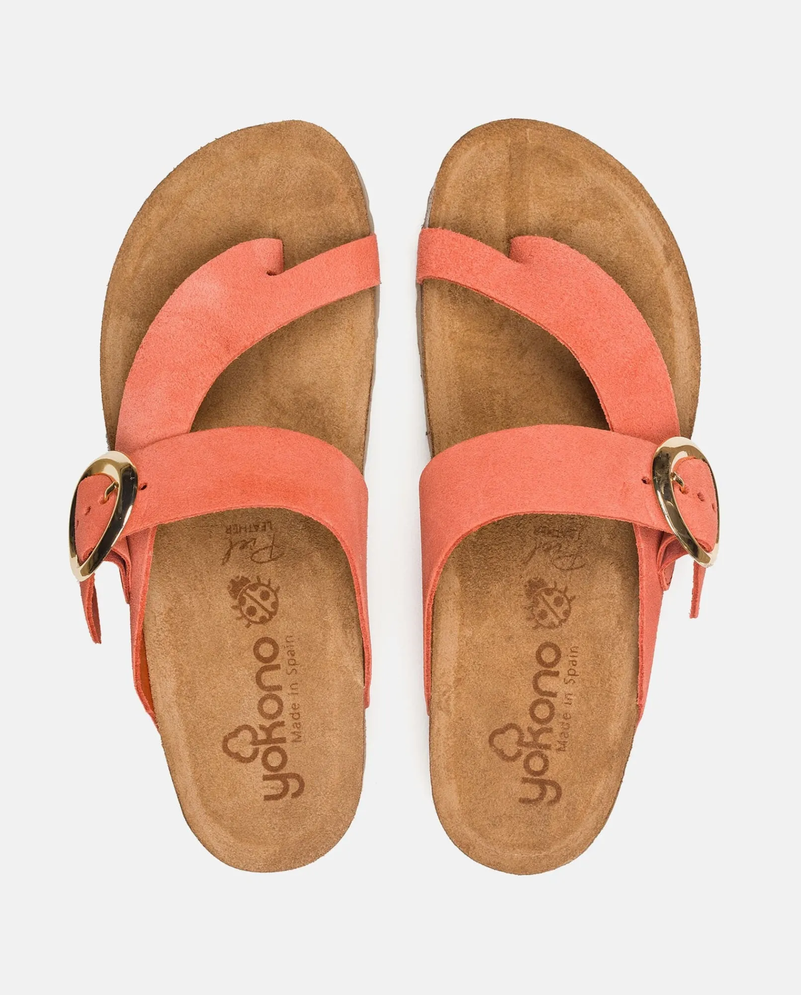 Mujer Yokono Sandalias Planas|Sandalia Plana Jerba 113 Rojo