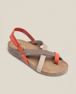 Mujer Yokono Sandalias Planas|Sandalia Plana Jerba 718 Rojo