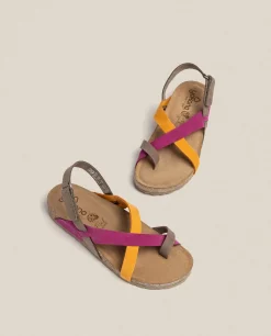 Mujer Yokono Sandalias Planas|Sandalia Plana Jerba 718 Rosa