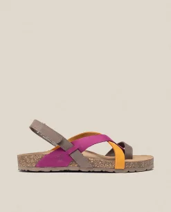 Mujer Yokono Sandalias Planas|Sandalia Plana Jerba 718 Rosa