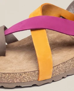 Mujer Yokono Sandalias Planas|Sandalia Plana Jerba 718 Rosa