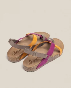 Mujer Yokono Sandalias Planas|Sandalia Plana Jerba 718 Rosa