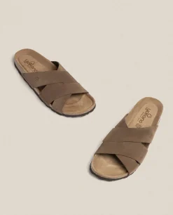 Hombre Yokono Sandalias|Sandalia Plana Macam 217 Beige