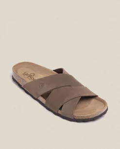 Hombre Yokono Sandalias|Sandalia Plana Macam 217 Beige