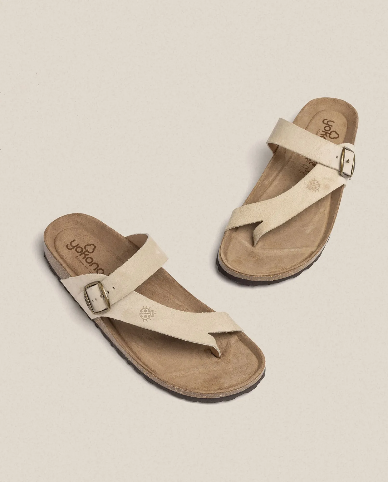 Hombre Yokono Sandalias|Sandalia Plana Macam 203 Beige