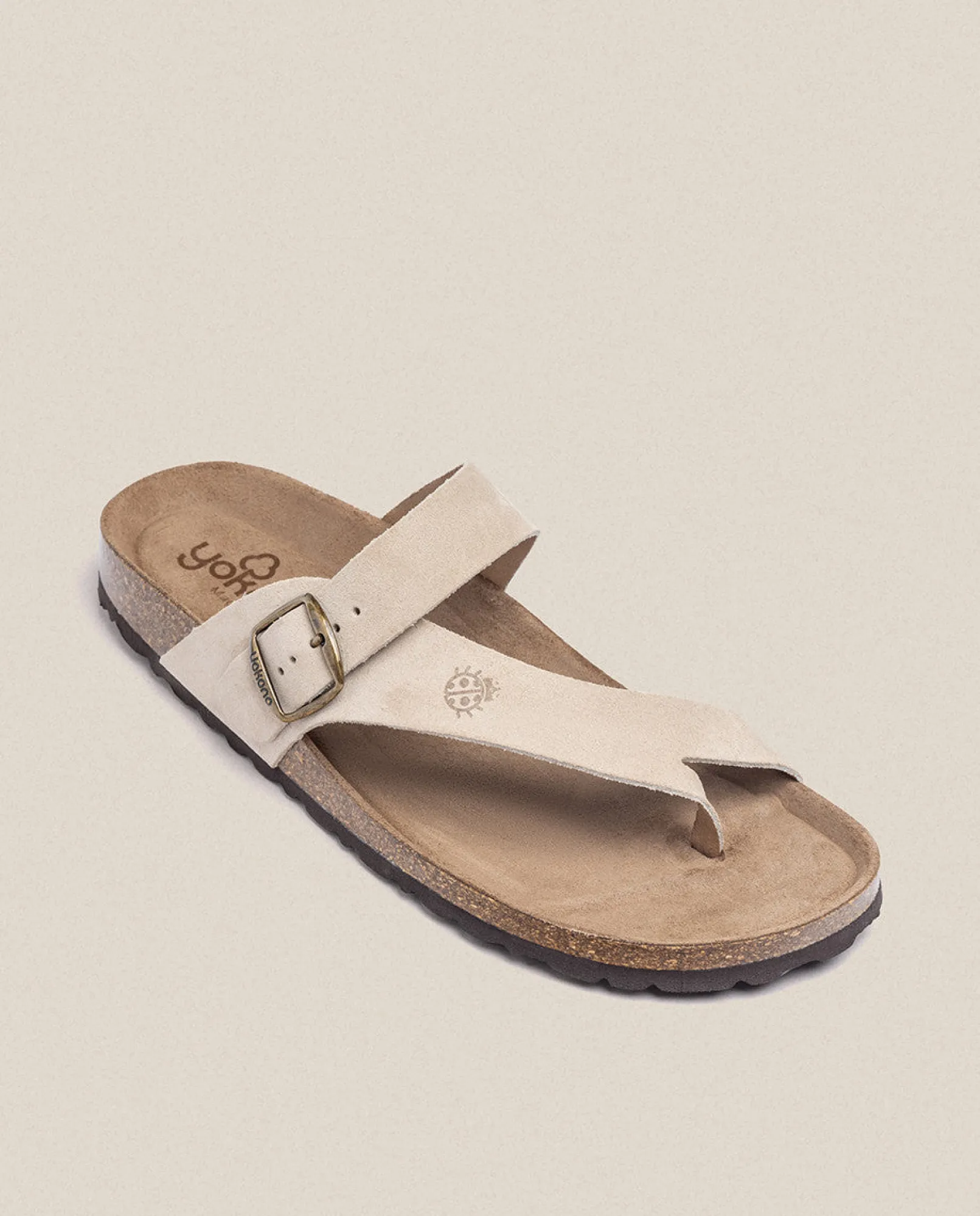 Hombre Yokono Sandalias|Sandalia Plana Macam 203 Beige