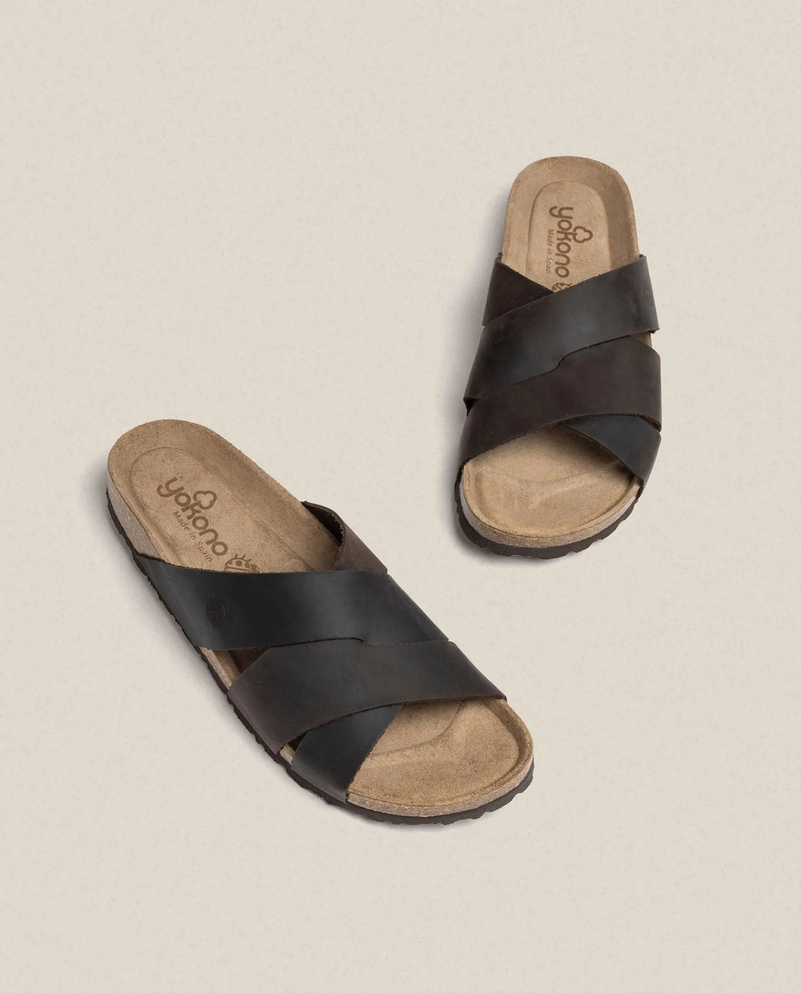 Hombre Yokono Sandalias|Sandalia Plana Macam 217 Marron