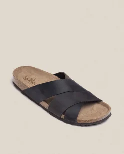 Hombre Yokono Sandalias|Sandalia Plana Macam 217 Marron