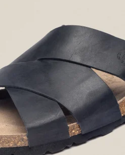Hombre Yokono Sandalias|Sandalia Plana Macam 217 Negro
