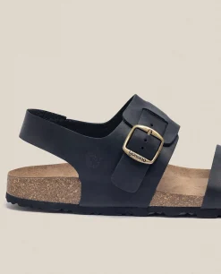 Hombre Yokono Sandalias|Sandalia Plana Macam 216 Negro