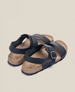 Hombre Yokono Sandalias|Sandalia Plana Macam 216 Negro