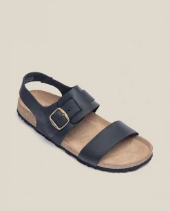 Hombre Yokono Sandalias|Sandalia Plana Macam 216 Negro