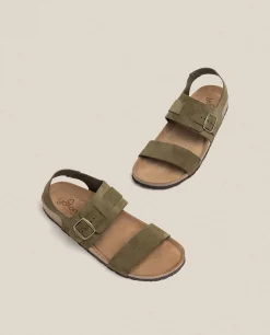 Hombre Yokono Sandalias|Sandalia Plana Macam 216 Verde