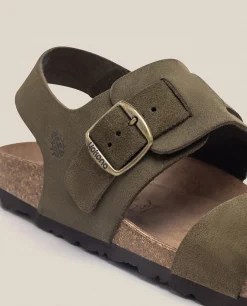 Hombre Yokono Sandalias|Sandalia Plana Macam 216 Verde